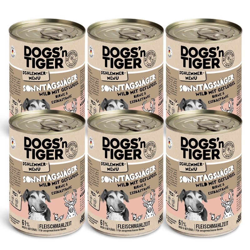 Dogs'n Tiger Sonntagsjäger 6x400 g