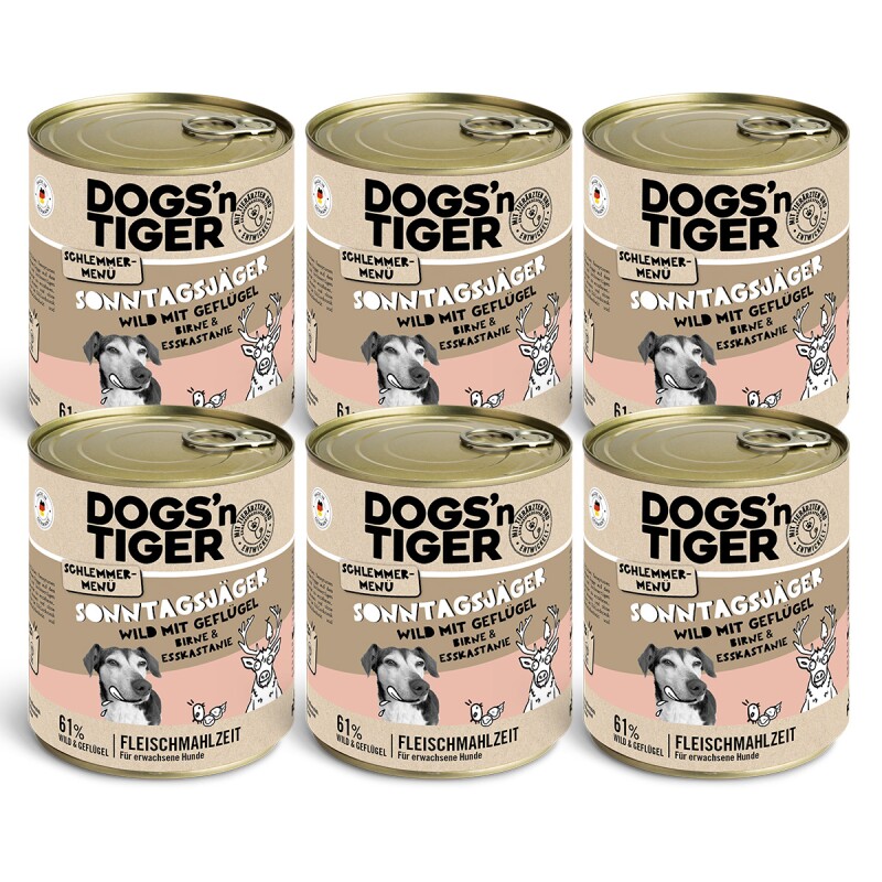 Dogs'n Tiger Sonntagsjäger 6x800 g