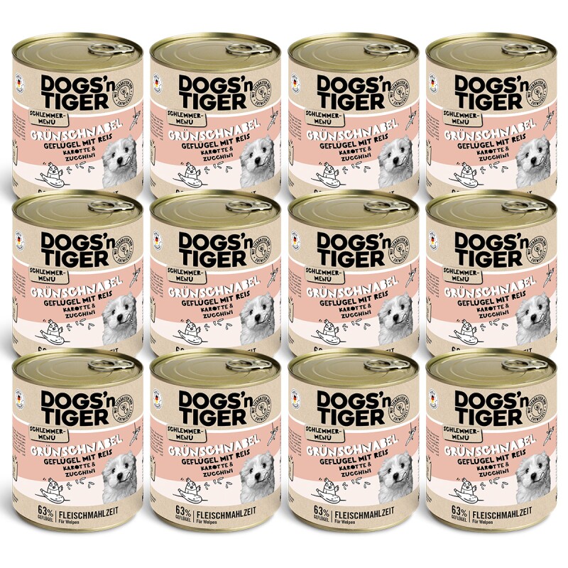 Dogs'n Tiger Grünschnabel 12x800 g