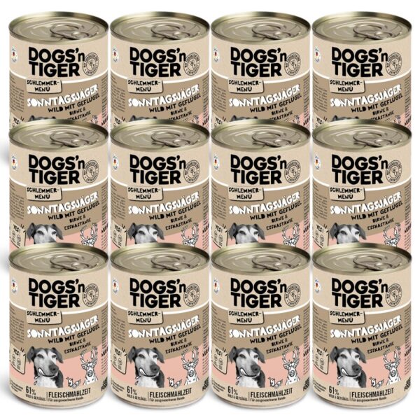 Dogs'n Tiger Sonntagsjäger 12x400 g