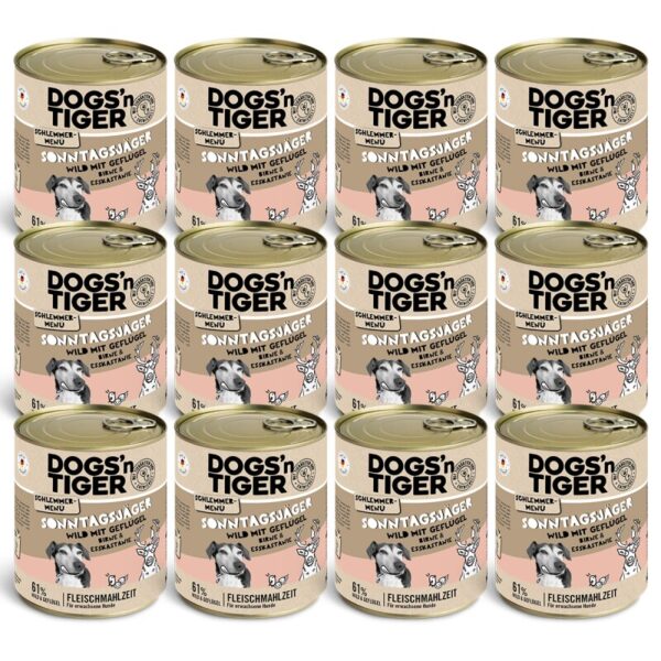 Dogs'n Tiger Sonntagsjäger 12x800 g