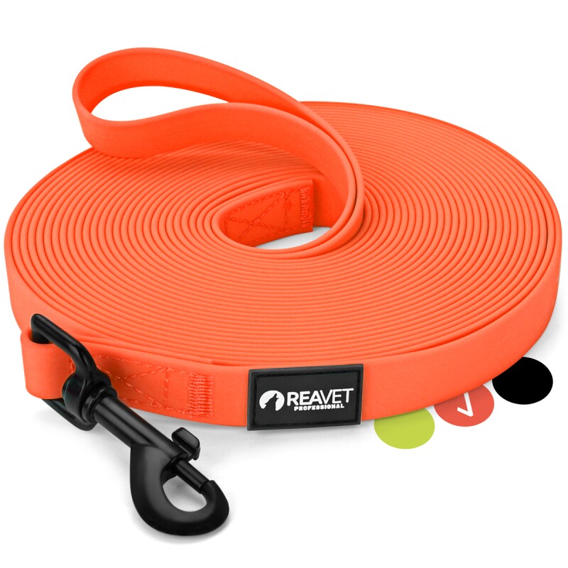 REAVET Schleppleine neon orange 10 m