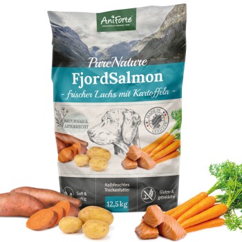 AniForte Trockenfutter FjordSalmon - frischer Lachs mit Kartoffeln 12