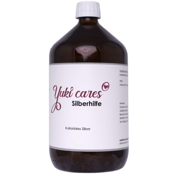 Yuki Cares Silberhilfe kolloidales Silber 1 l