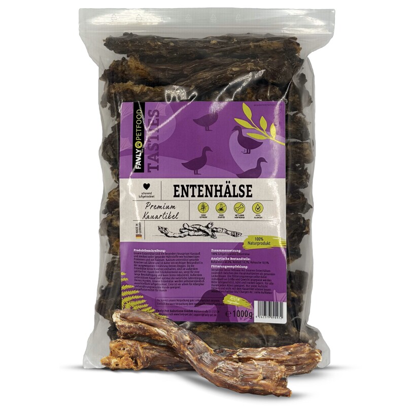 FAVLY Petfood Entenhälse 1 kg