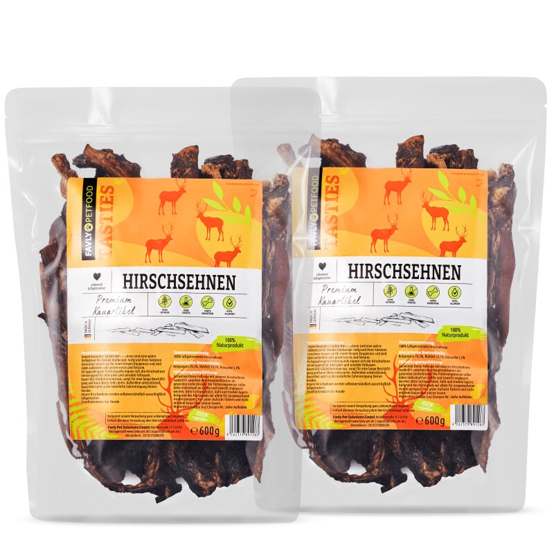 FAVLY Petfood Hirschsehnen 1