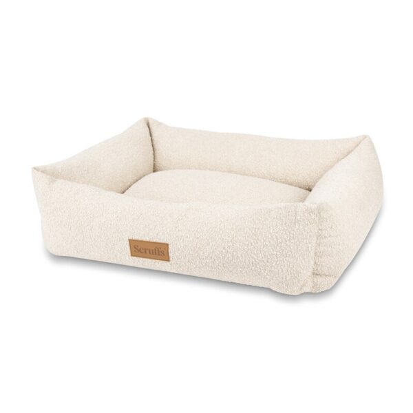 Scruffs Hundebett BOUCLE elfenbein L