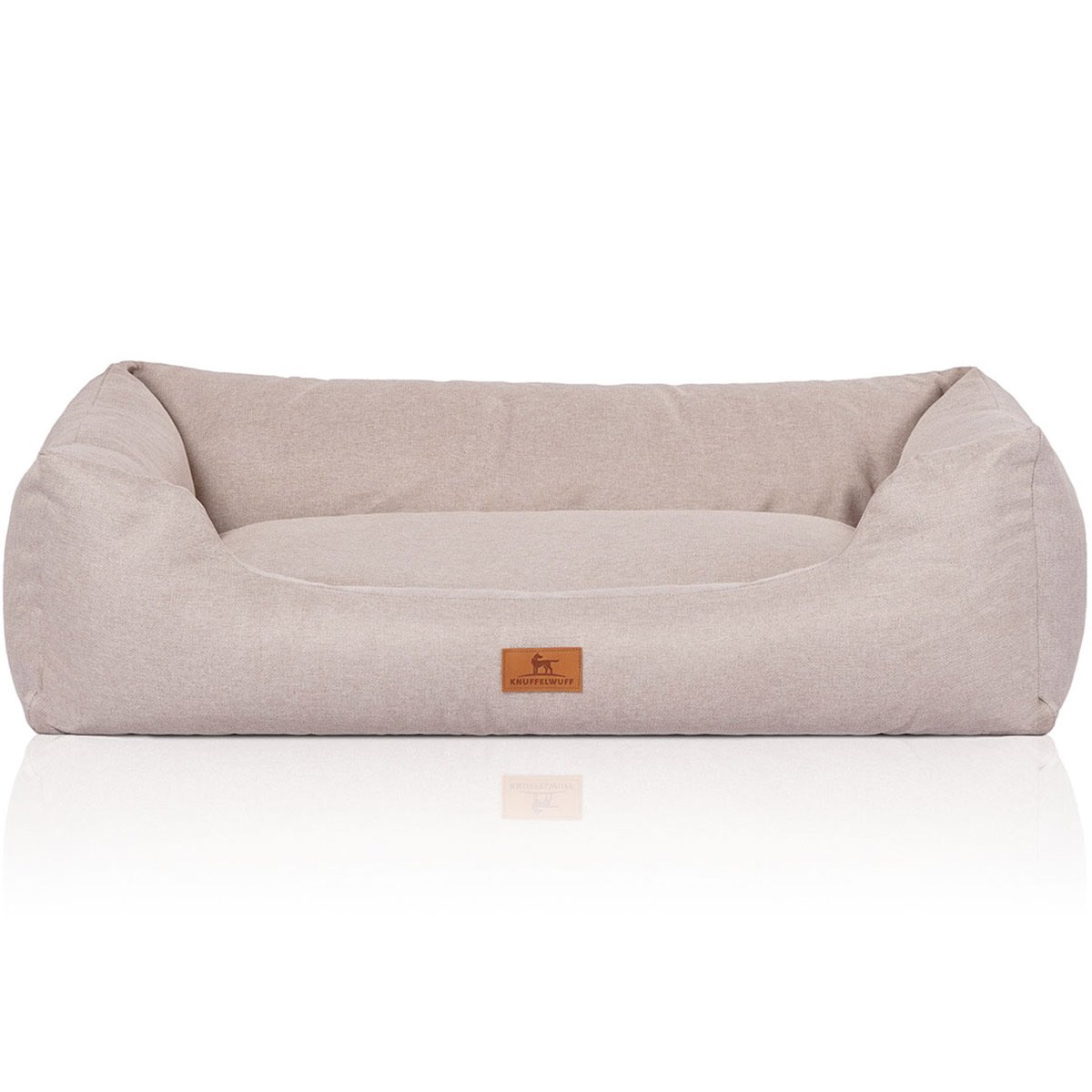 Knuffelwuff Hundebett Emma beige XL 105x75cm