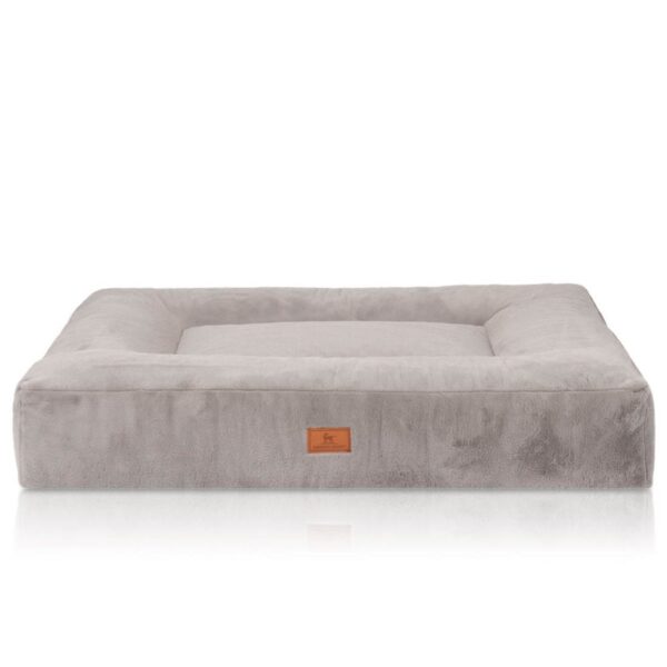 Knuffelwuff orthopädisches Hundebett Midland grau XL 100x80cm